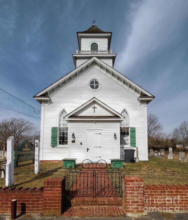 Historic Old Manahawkin Baptist Church Photograph by Brad Knorr Art ...