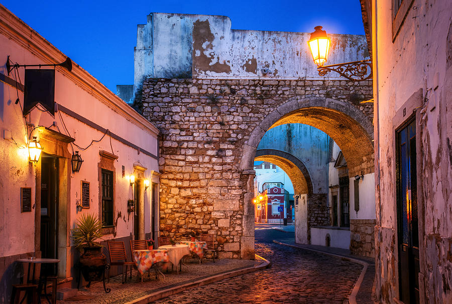 Historic Old Town at Faro, Algarve, Portugal Photograph by Joe Daniel Price