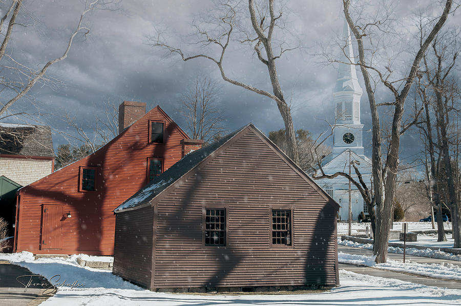 Historic York Maine Village - Old Corner Schoolhouse Photograph by Photos By Thom