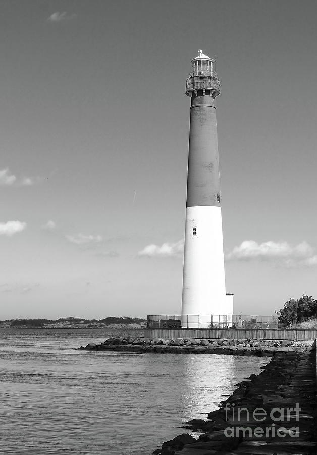 Historic Ole Barney the Barnegat Lighthouse on Long Beach Island Ocean ...