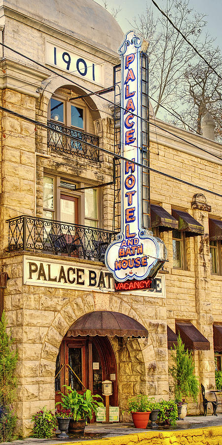 Historic Palace Hotel Eureka Springs Arkansas photograph Photograph by Ann Powell