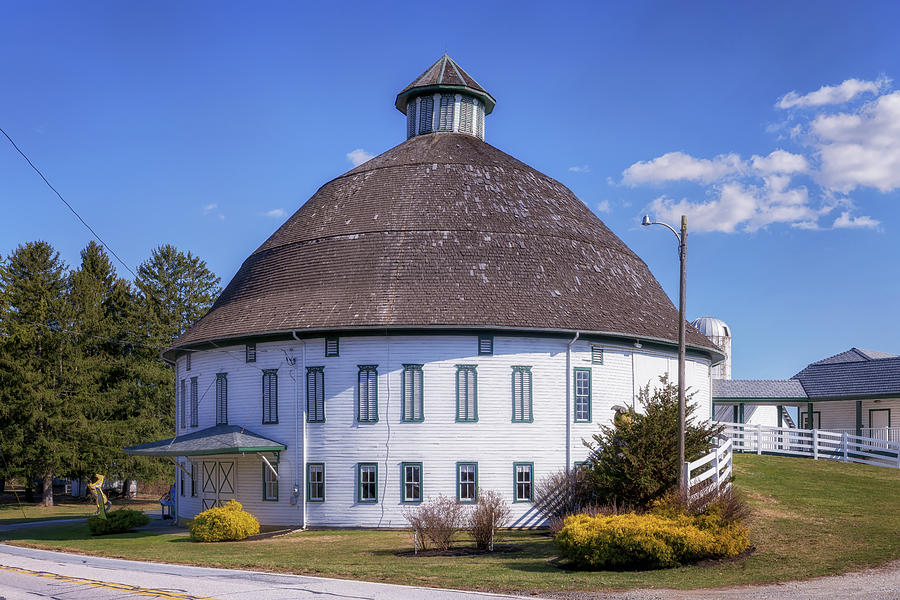 Historic Round Barn and Farm Market Photograph by Susan Rissi Tregoning