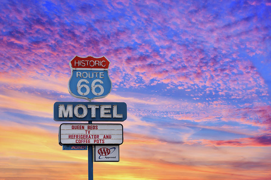 Historic Route 66 Motel Photograph by James Eddy