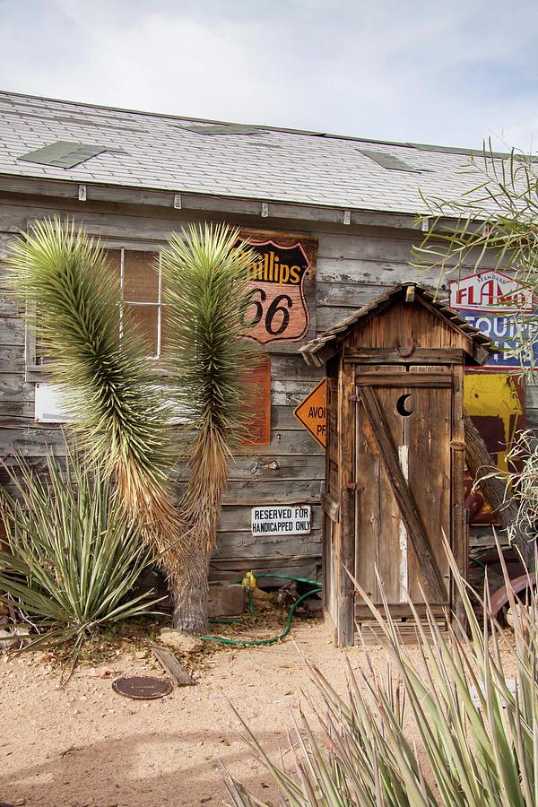Historic Route 66 - Outhouse 1 Photograph by Liza Eckardt