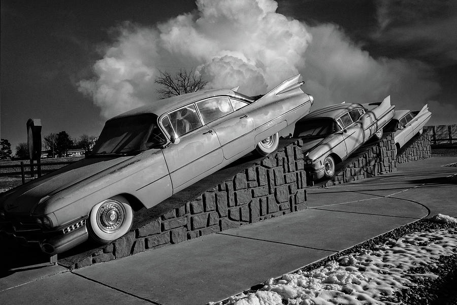 Historic Route 66 Vintage Cadillacs #3 Photograph by Lynn Bauer