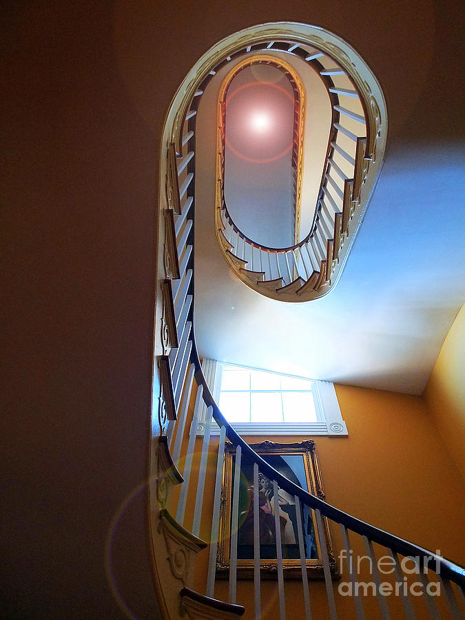 Historic Spiral Staircase Photograph by Rodger Painter