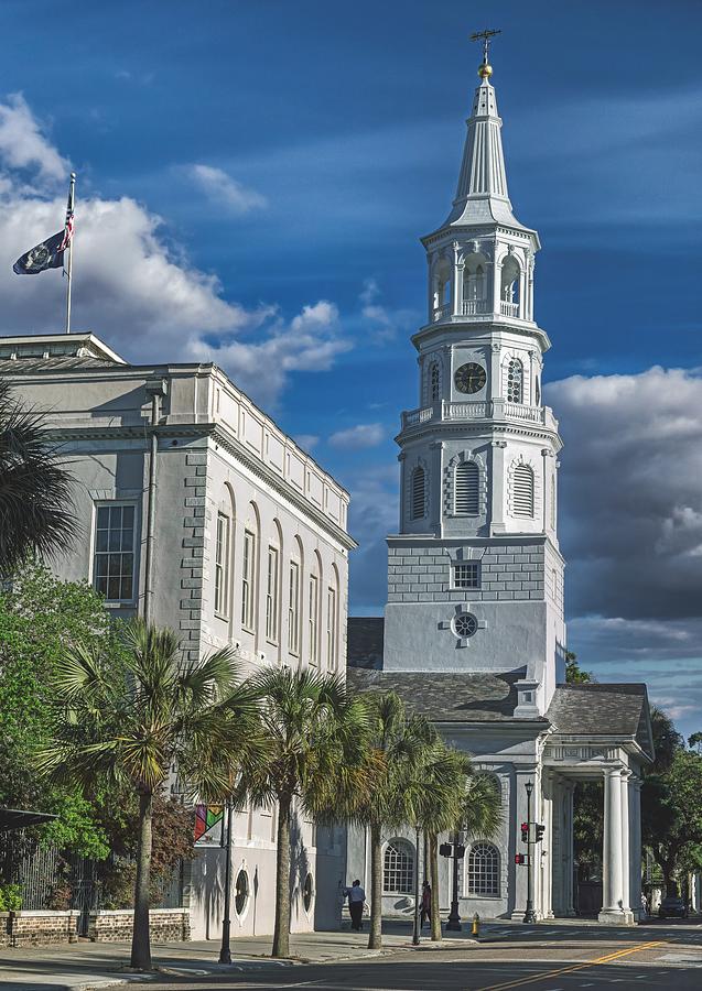 Historic St. Michael's Church - Charleston, South Carolina Photograph ...