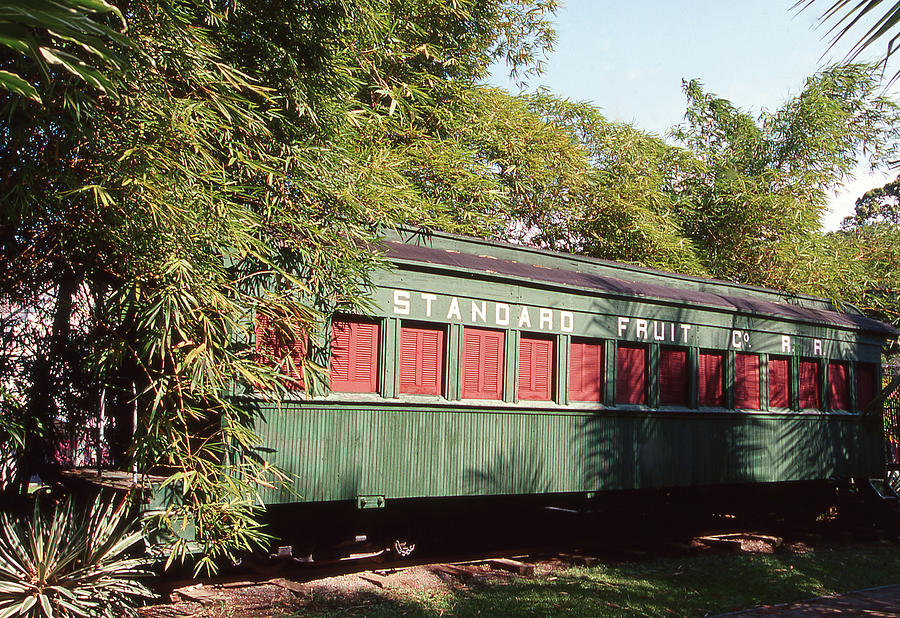 Historic Standard Fruit Company Railroad car La Ceiba Honduras