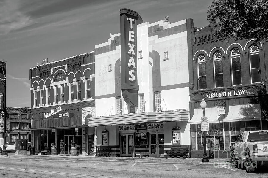 Historic Texas Theater Waxahachie TX Photograph by Diana Mary Sharpton