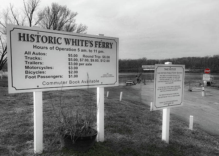 Historic Whites Ferry Photograph by Lora J Wilson