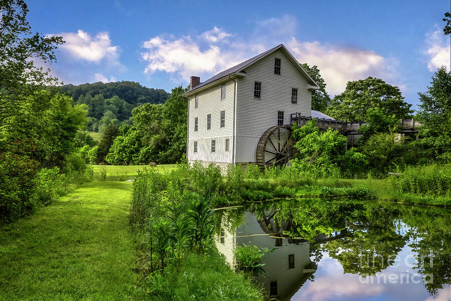 Historic Whites Mill at Abingdon, Virginia Photograph by Shelia Hunt