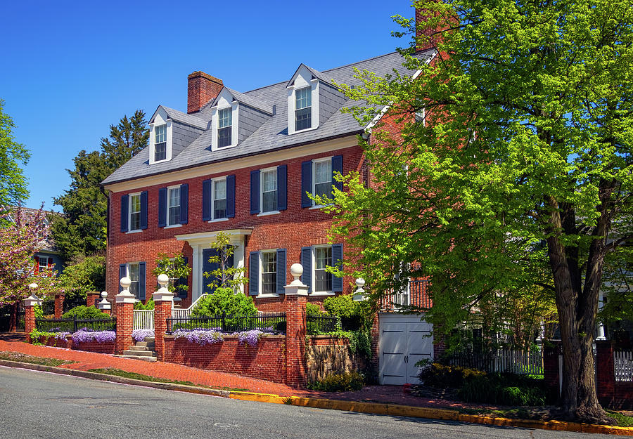 Historic Wickes House Chestertown Maryland Photograph by Carolyn Derstine