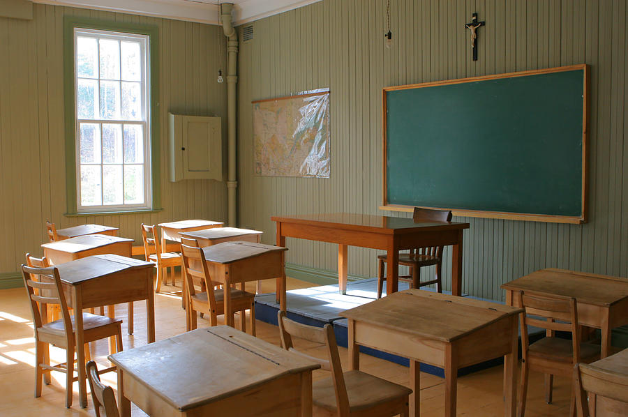 Historical Old School Interior Photograph by Buzbuzzer