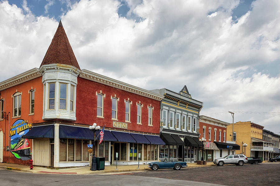 Historic Downtown Arcola, Illinois Photograph by Susan Rissi Tregoning