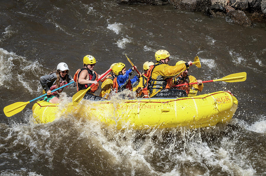 Hitting the Whitewater Photograph by Gerald DeBoer