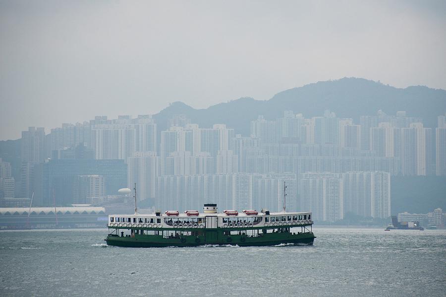 HK Ferry Photograph by Sean Hannon