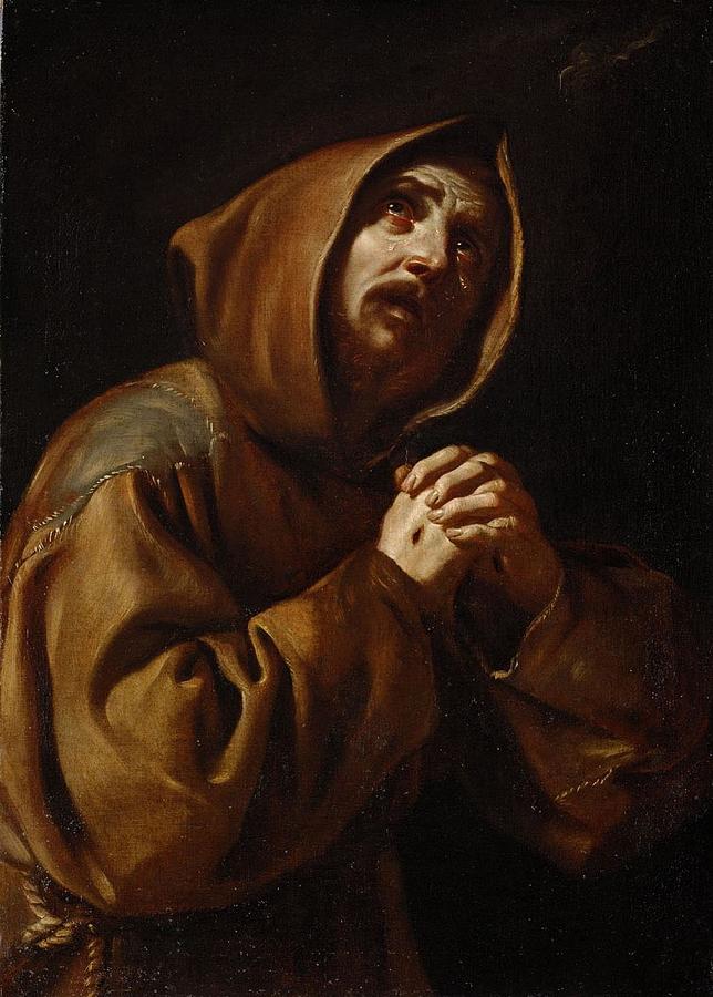 Hl Franziskus Painting By Tanzioda Varallo - Fine Art America
