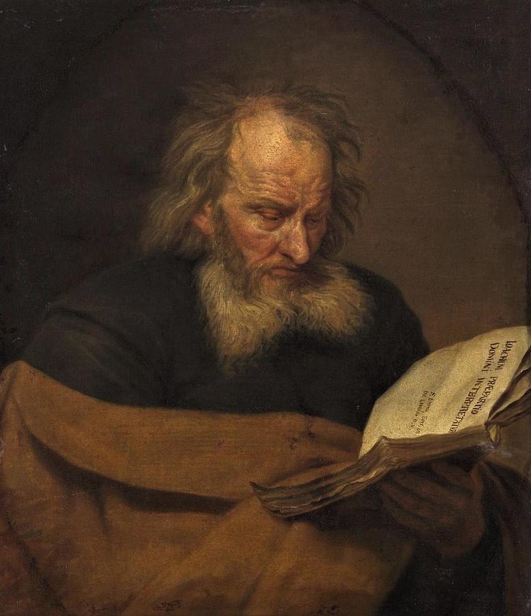 Hl Joachim lesend St Joachim Reading a Book Painting by Michaelina ...