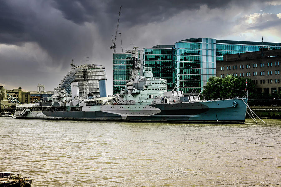 HMS Belfast Photograph by Chris Smith