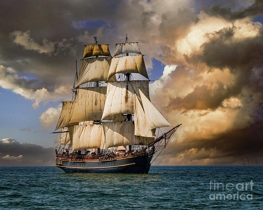 HMS Bounty Lake Erie Photograph by Robert Gardner - Fine Art America