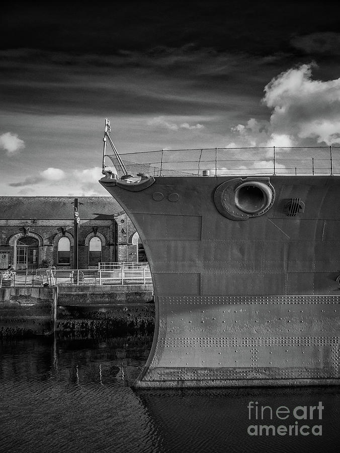 HMS Caroline, Belfast, Northern Ireland Photograph by Jim Orr