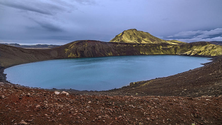 Hnausapollur Crater Photograph by Rick Strobaugh