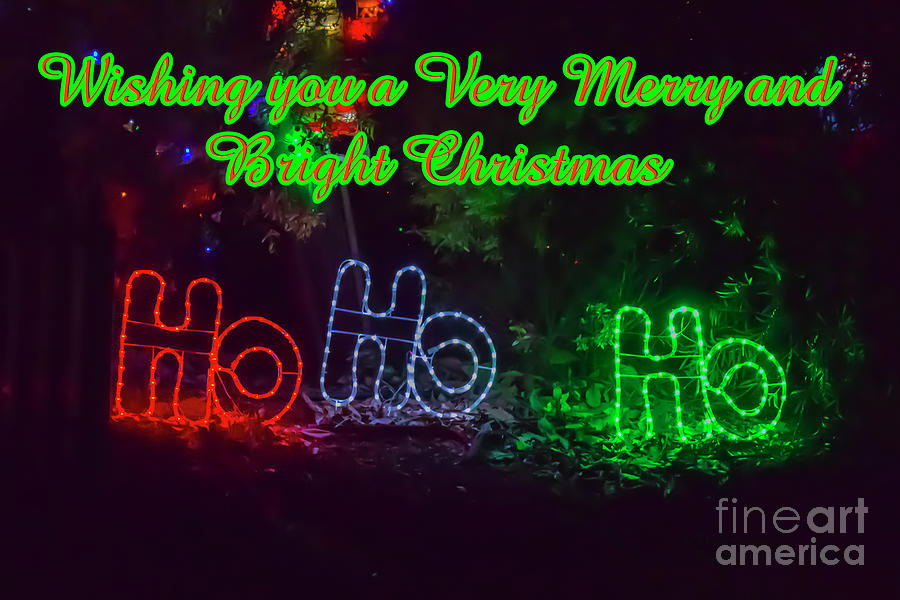 Ho Ho Ho Photograph by Elaine Teague