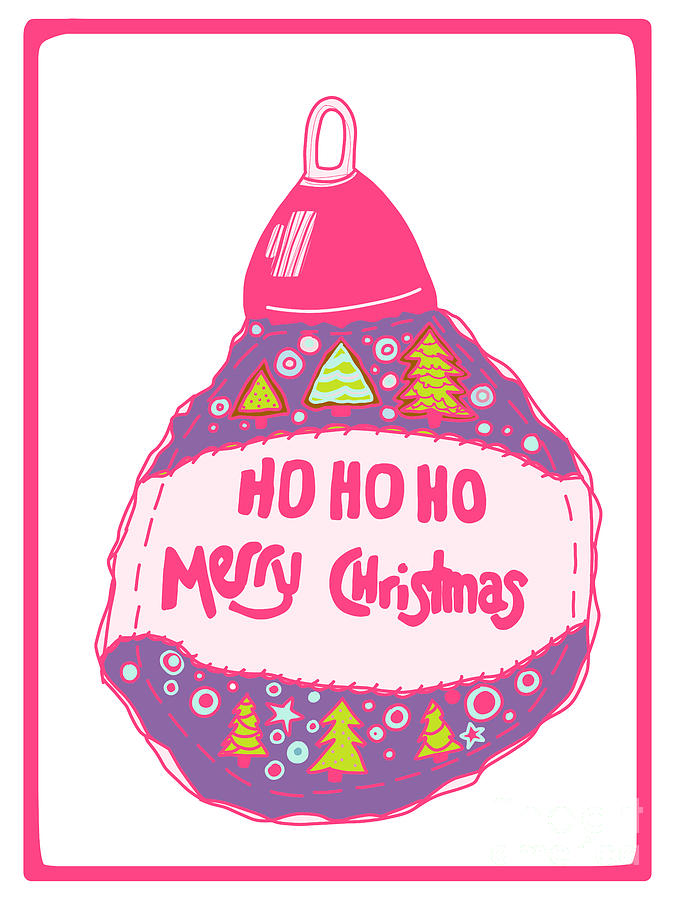 HO HO HO Merry Christmas  Digital Art by Patricia Awapara