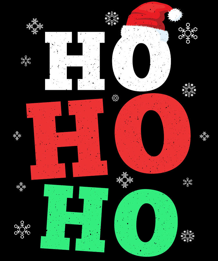 Merry Christmas Digital Art - Ho Ho Ho Merry Christmas Santa by Jacob Zelazny
