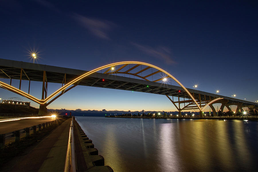 Hoan Bridge Photograph by John Karpinsky - Fine Art America