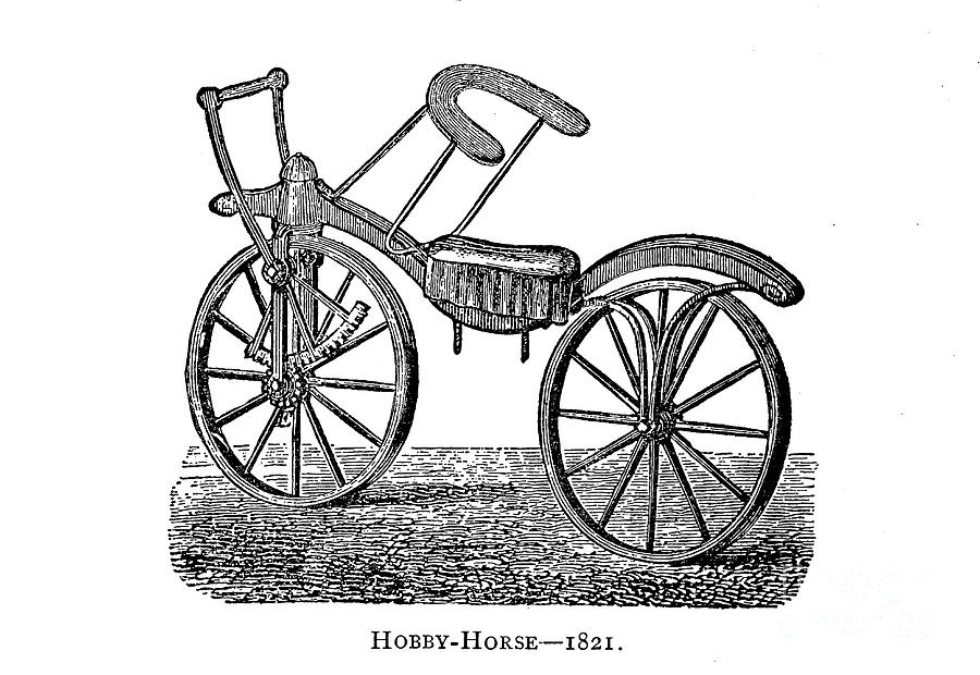 Hobby Horse 1821 B1 Drawing by Historic illustrations