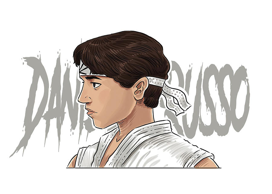 Hobby Karate DANIEL LARUSSO Digital Art by Towery Hill Pixels