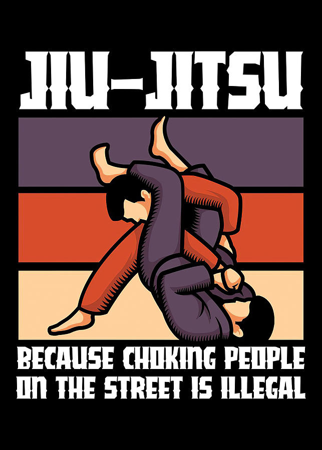 Hobby Karate Jiu Jitsu Choking People Digital Art by Towery Hill | Pixels