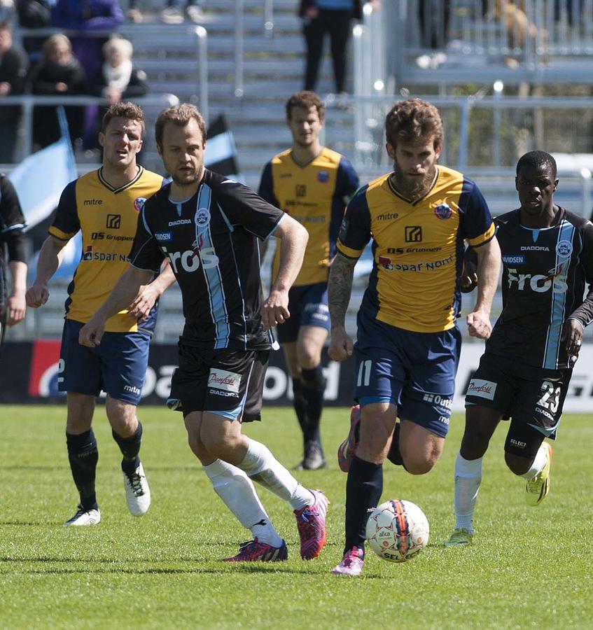 Hobro IK vs Sonderjyske  - Danish Alka Superliga Photograph by Lars Ronbog