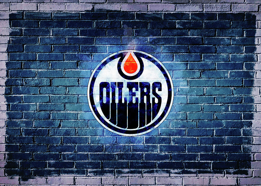 Art Hockey Edmonton Oilers Drawing by Leith Huber - Pixels