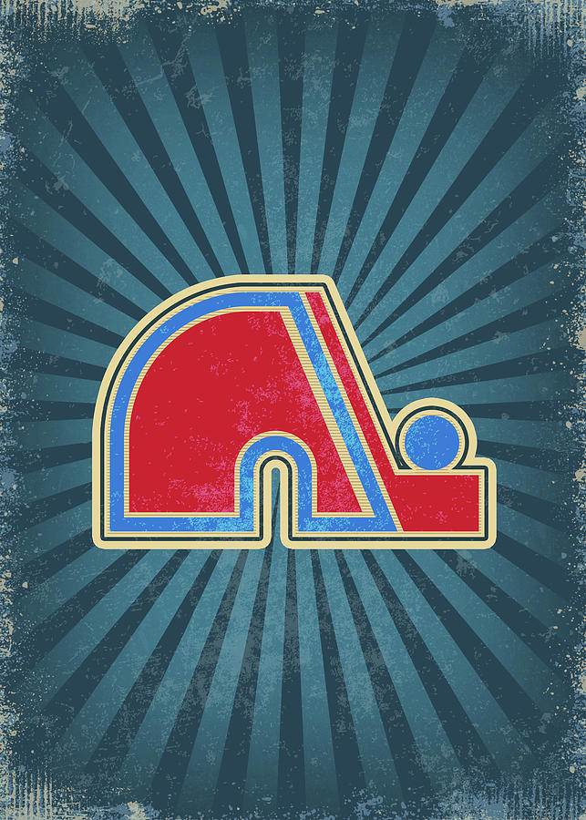 Hockey Red Quebec Nordiques Drawing by Leith Huber - Pixels