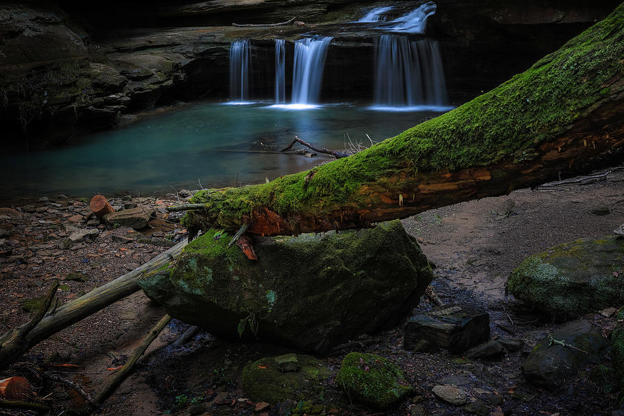 Hocking Hills Silky Waterfall Photograph by Dan Sproul