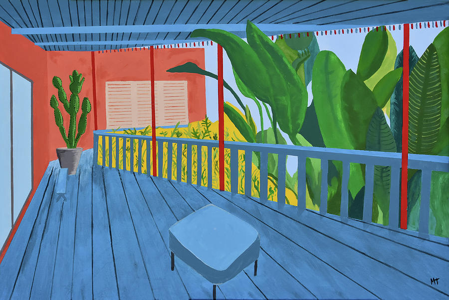 Hockney Revisited Painting by Marnie Tenden - Fine Art America