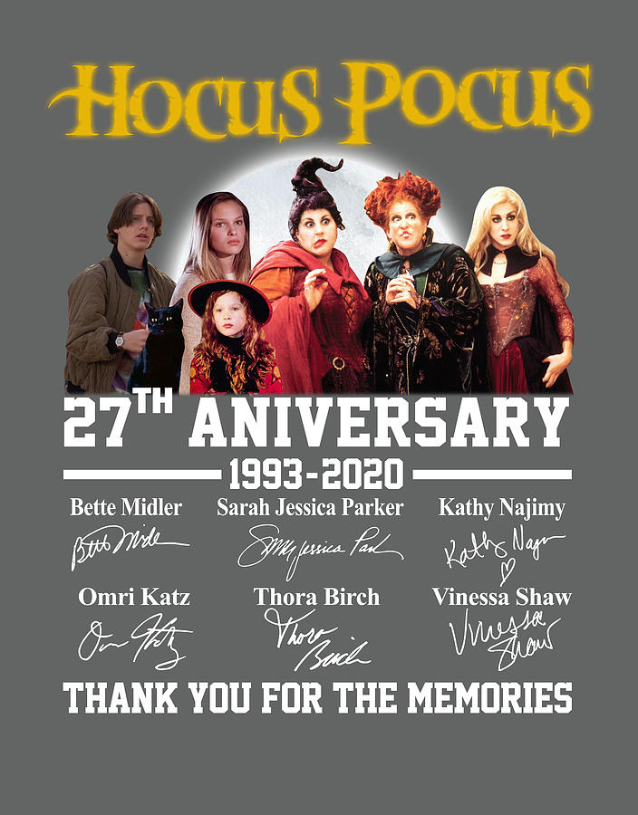 Hocus Pocus 27Th Anniversary 1993 2020 Thank You For The Memories