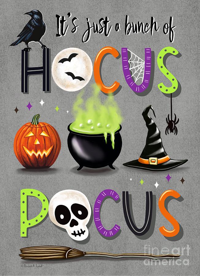Hocus Pocus Painting by Elizabeth Robinette Tyndall