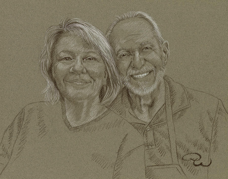 Hodgkins Drawing by David Walker Hodgkins Drawing by David Walker