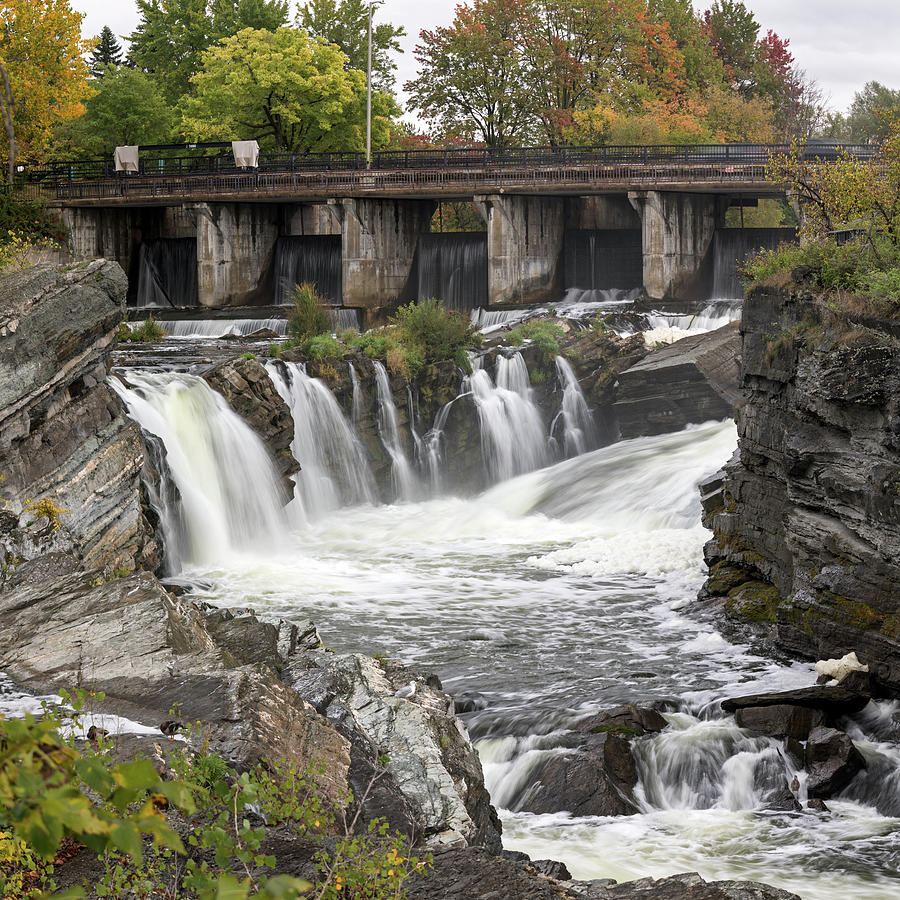 Hogs Back Falls and Bridge Photograph by Michael Russell