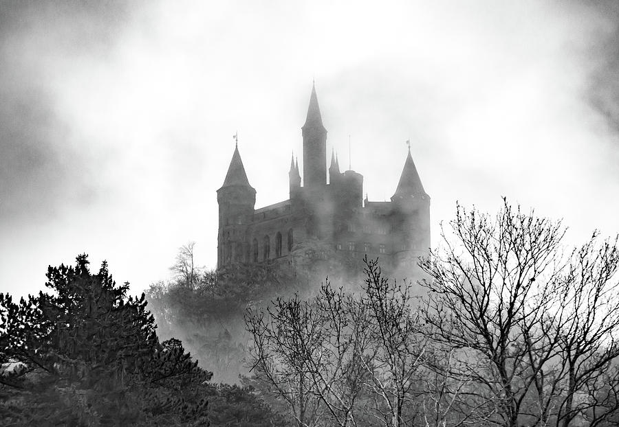 Hohenzollern Castle BW Photograph by Dan Westfall - Fine Art America