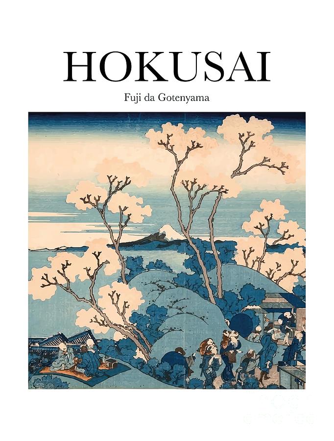 Hokusai Fuji da Gotenyama Painting by Darren Jones - Pixels