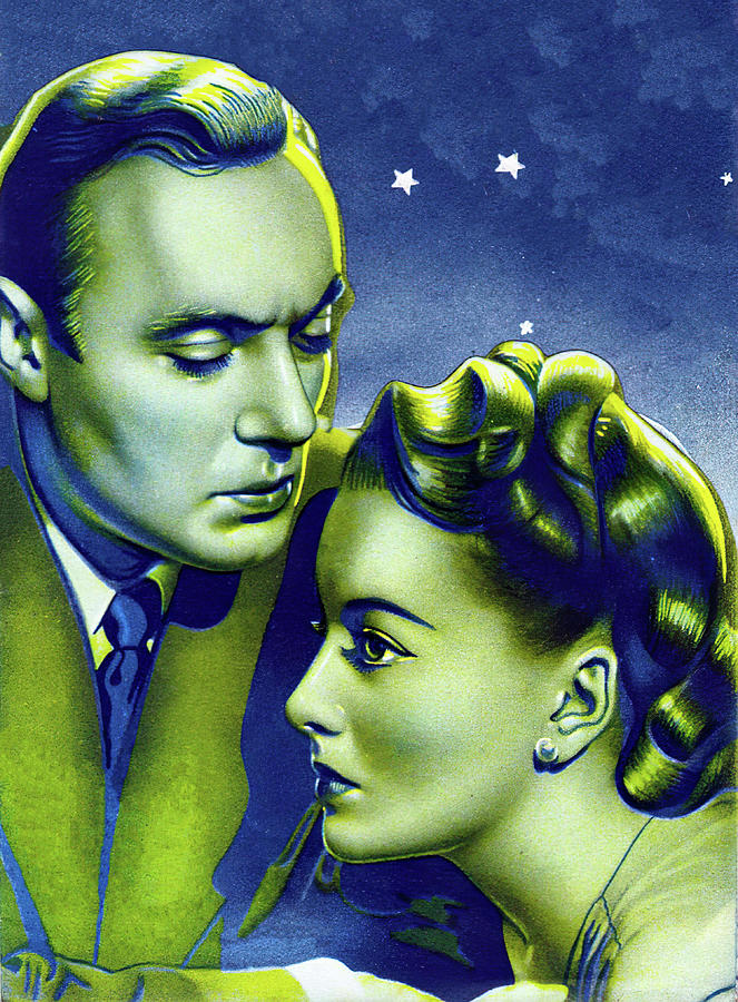 Hold Back the Dawn, 1941, movie poster painting Painting by Movie World Posters