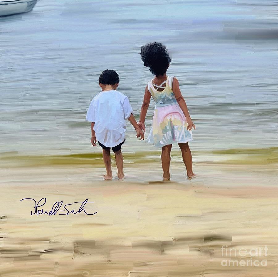 Hold My Hand Digital Art by D Powell-Smith