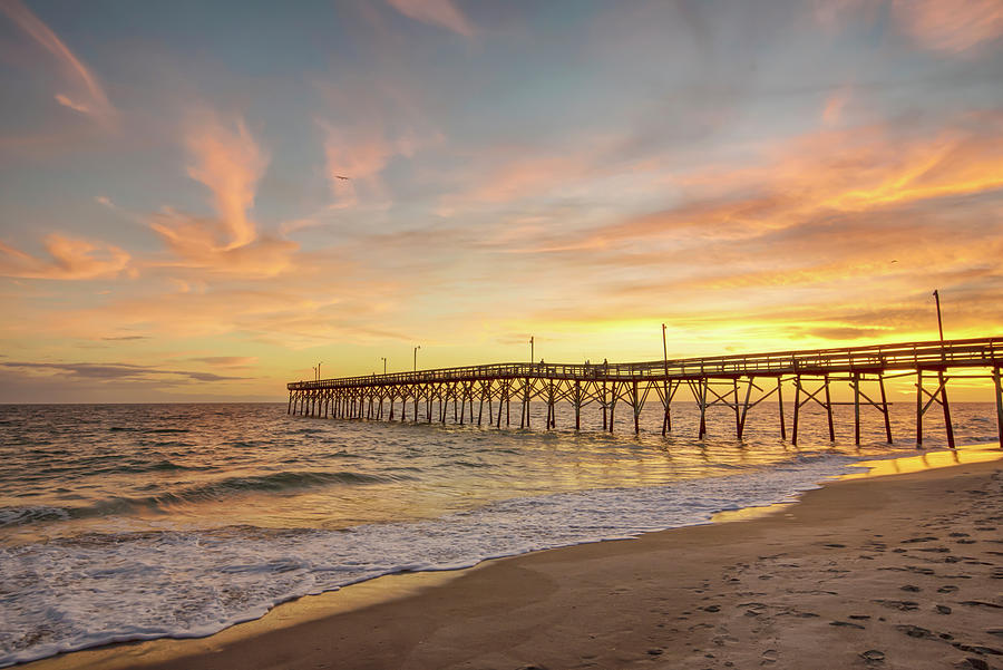 Holden Beach Pier #7602b Photograph by Susan Yerry - Fine Art America