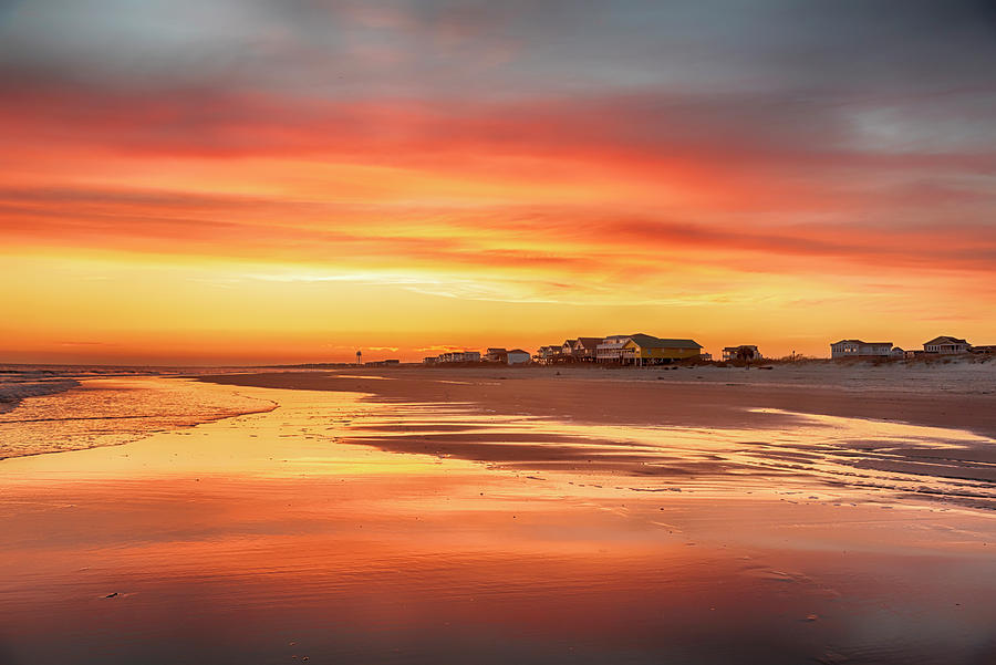 Holden Beach Sunset #5194 Photograph by Susan Yerry
