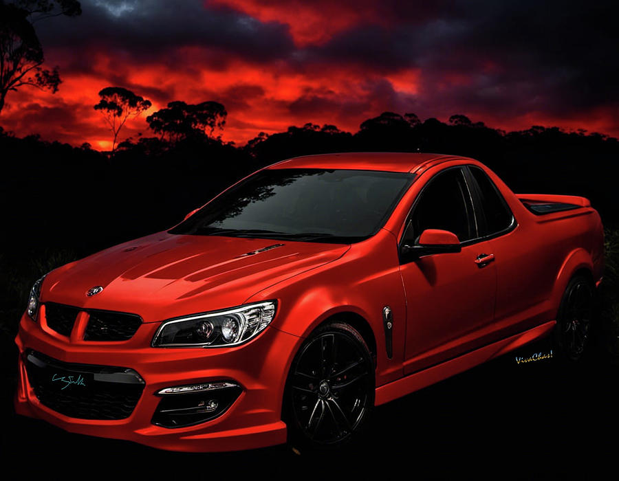 Holden Maloo UTE Jungle BG Photograph by Chas Sinklier