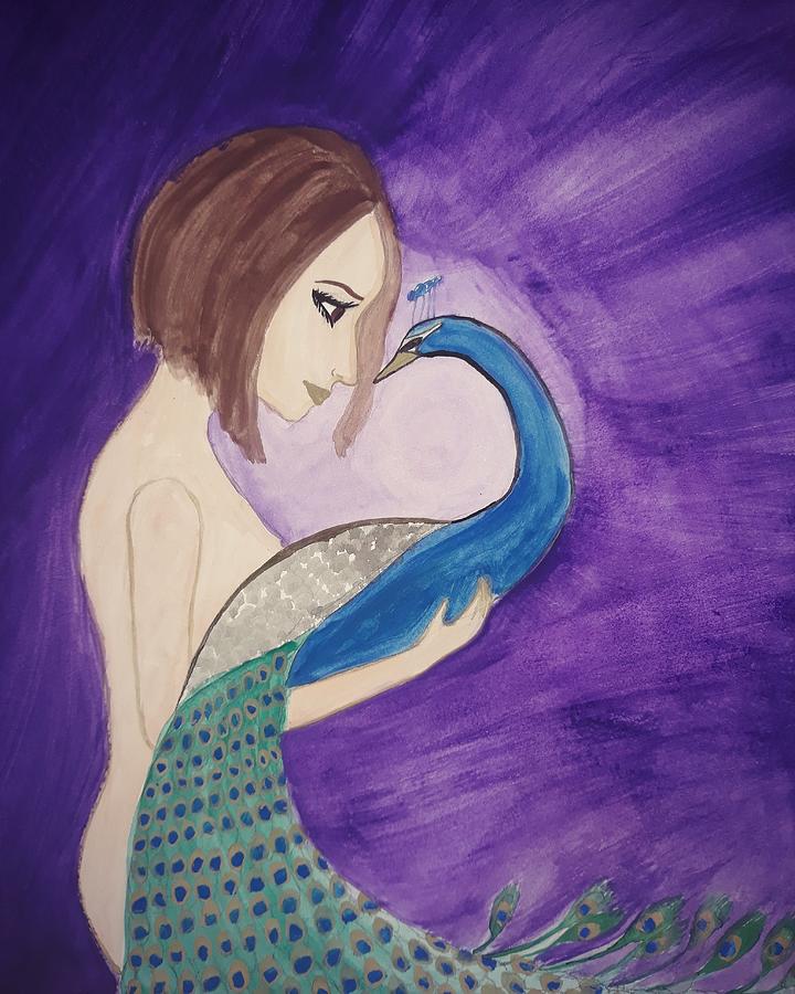 Holding Beauty  Painting by Vale Anoai